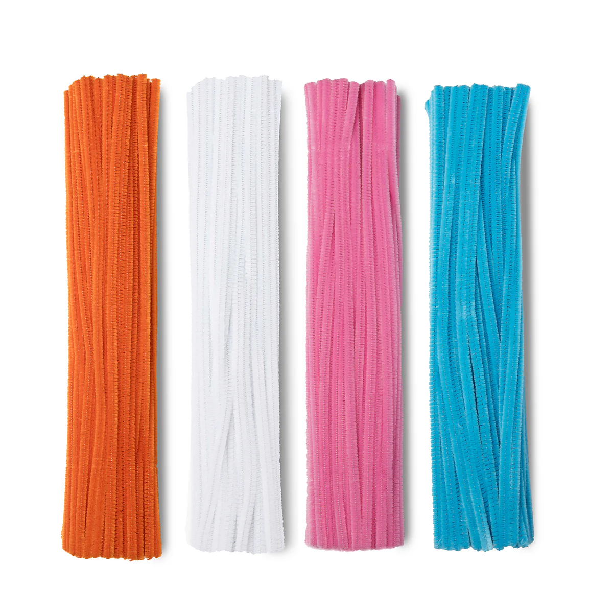 Pack of 100 Colourful Chenille Stem Pipe Cleaners – 0.6 x 30cm Craft Wires - Black - Image 3